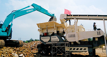 移動建筑垃圾破碎機(jī)