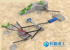 時(shí)產(chǎn)500噸石灰石破碎生產(chǎn)線設(shè)備配置工藝流程